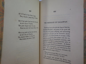 REMAINS OF NITHSDALE AND GALLOWAY SONG BY R. H. CROMEK 1810 LEATHER BINDING