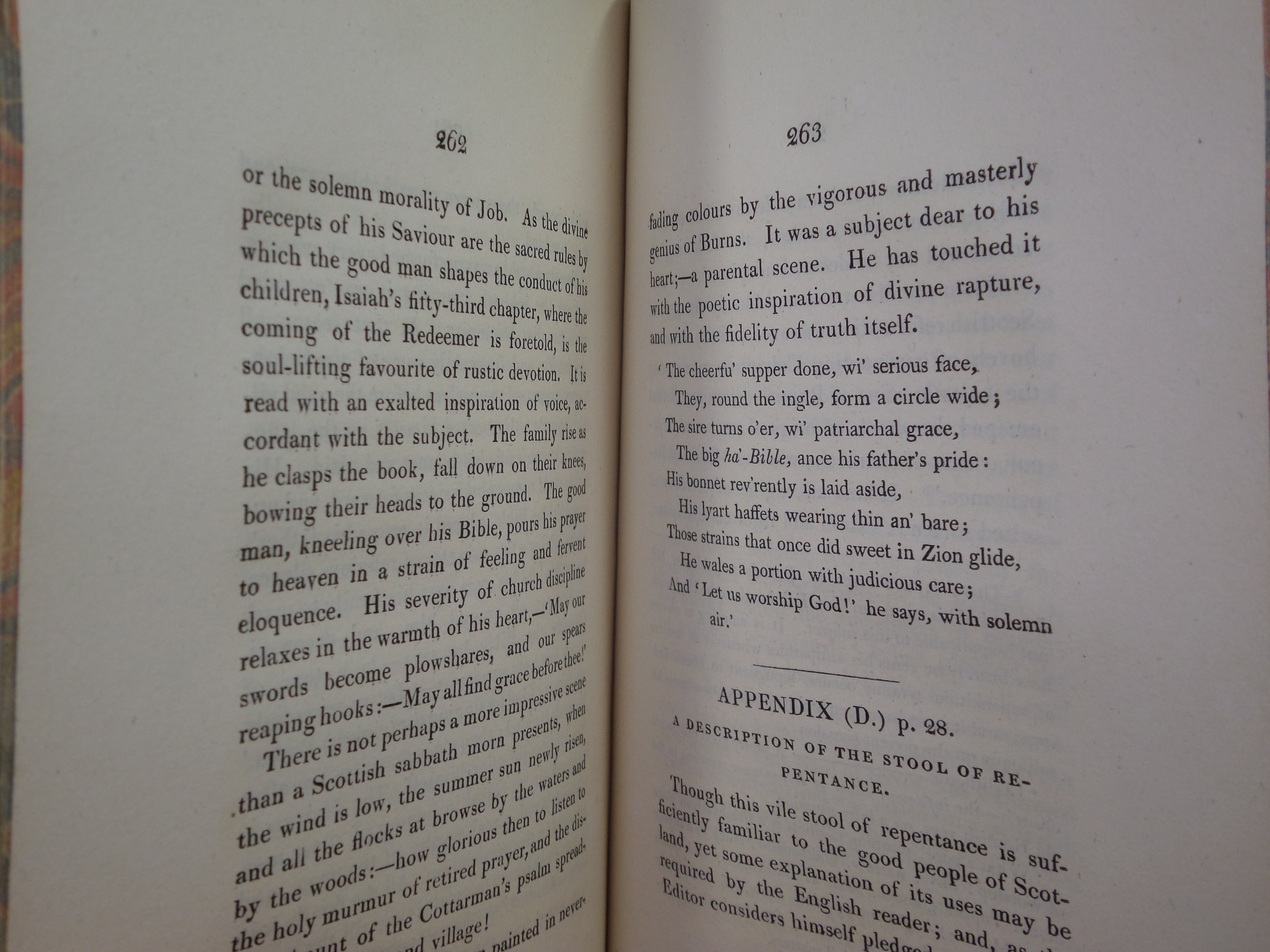 REMAINS OF NITHSDALE AND GALLOWAY SONG BY R. H. CROMEK 1810 LEATHER BINDING