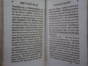 THE LAST DAYS OF BISHOP HEBER BY REV. THOMAS ROBINSON 1832