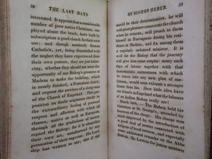 THE LAST DAYS OF BISHOP HEBER BY REV. THOMAS ROBINSON 1832