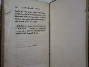 THE LAST DAYS OF BISHOP HEBER BY REV. THOMAS ROBINSON 1832