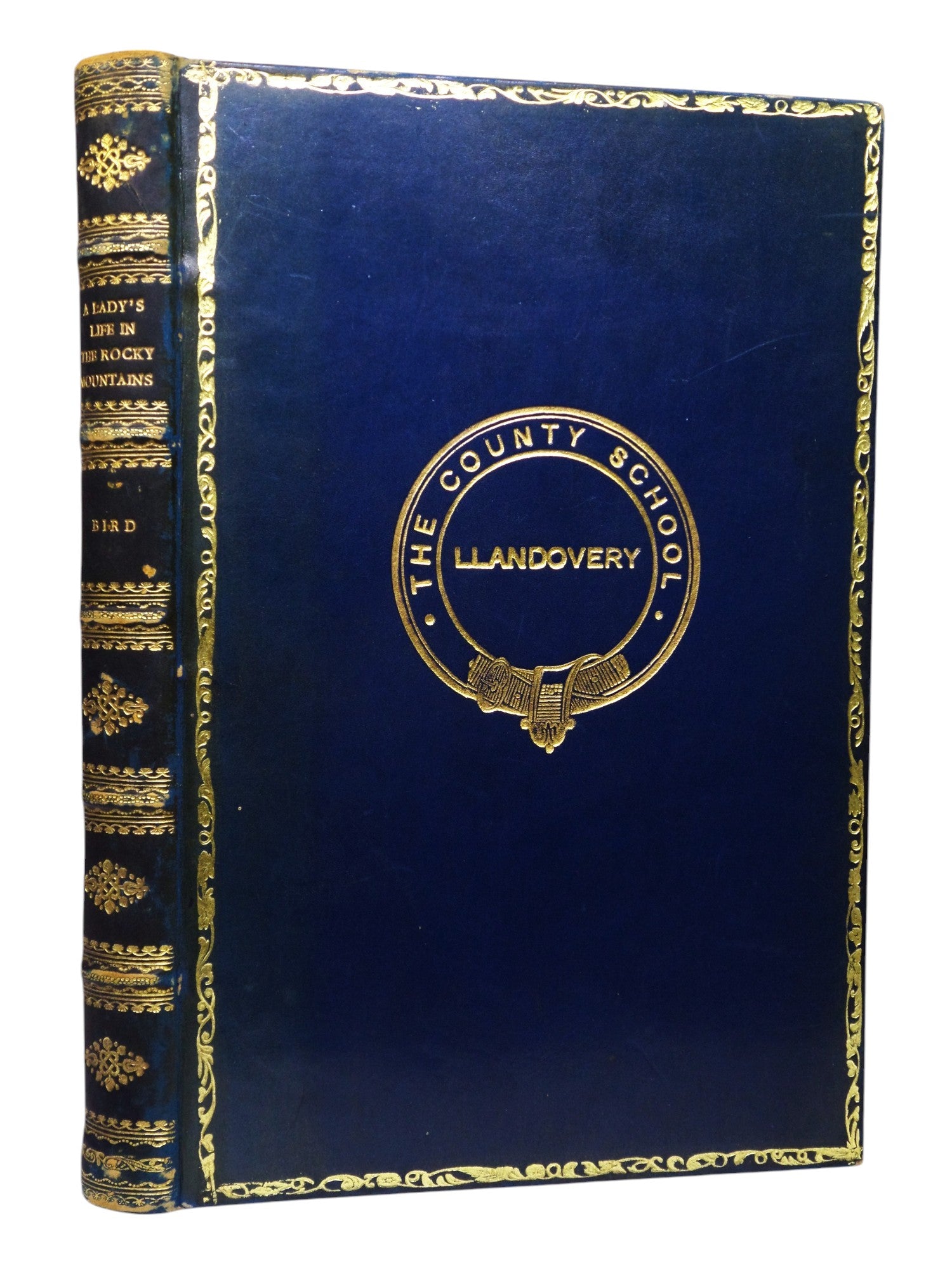 A LADY'S LIFE IN THE ROCKY MOUNTAINS BY ISABELLA L. BIRD 1910 LEATHER BINDING