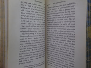 A LADY'S LIFE IN THE ROCKY MOUNTAINS BY ISABELLA L. BIRD 1910 LEATHER BINDING