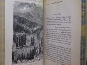 A LADY'S LIFE IN THE ROCKY MOUNTAINS BY ISABELLA L. BIRD 1910 LEATHER BINDING