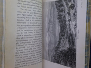 A LADY'S LIFE IN THE ROCKY MOUNTAINS BY ISABELLA L. BIRD 1910 LEATHER BINDING