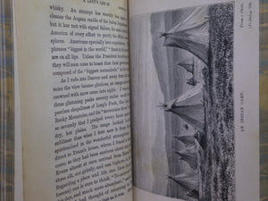 A LADY'S LIFE IN THE ROCKY MOUNTAINS BY ISABELLA L. BIRD 1910 LEATHER BINDING