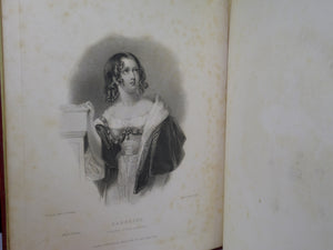 LES DAMES DE BYRON; OR PORTRAITS OF PRINCIPAL FEMALE CHARACTERS IN BYRON'S POEMS 1836 FINE BINDING