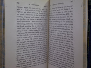 A LADY'S LIFE IN THE ROCKY MOUNTAINS BY ISABELLA L. BIRD 1910 LEATHER BINDING