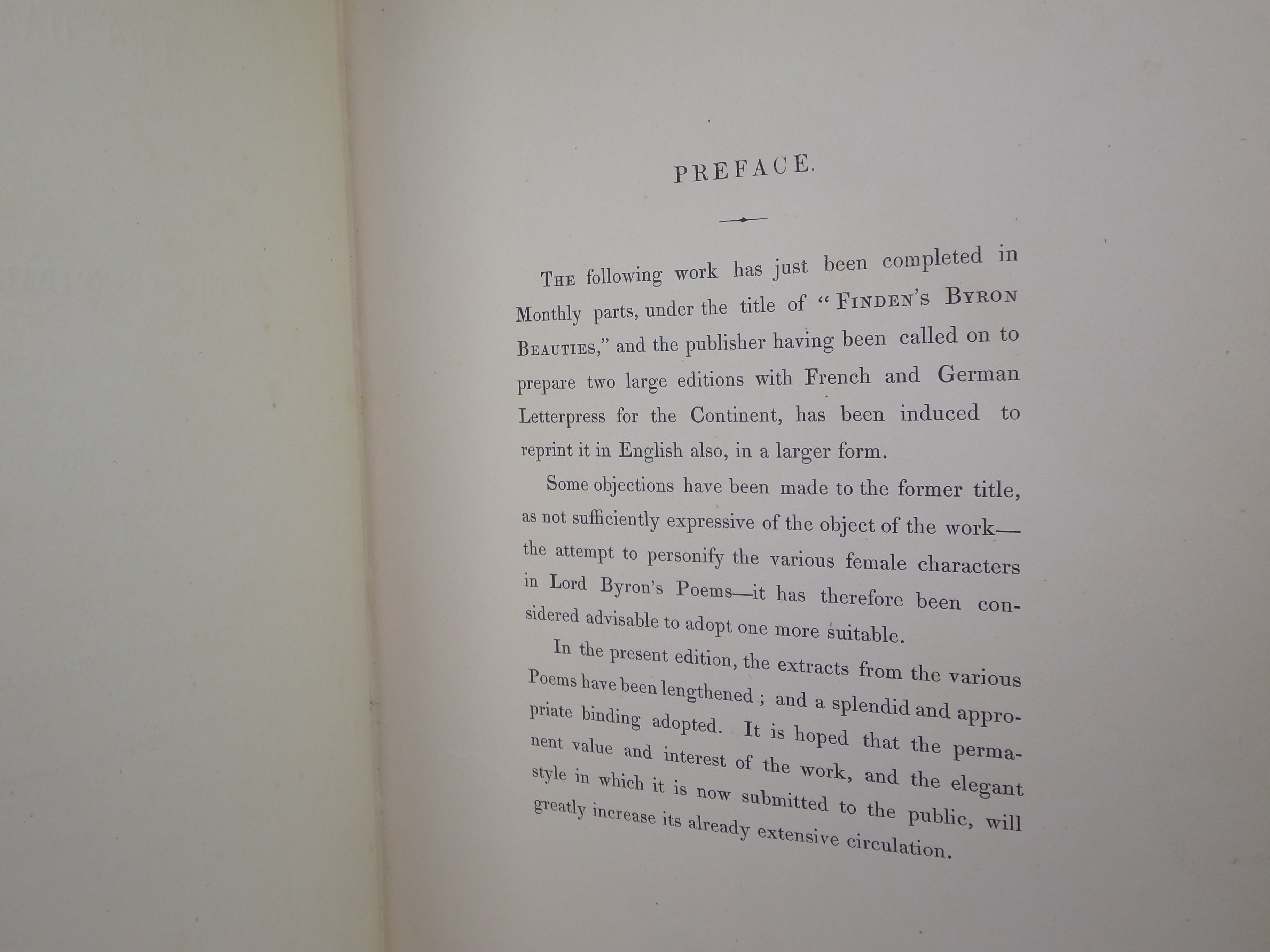 LES DAMES DE BYRON; OR PORTRAITS OF PRINCIPAL FEMALE CHARACTERS IN BYRON'S POEMS 1836 FINE BINDING