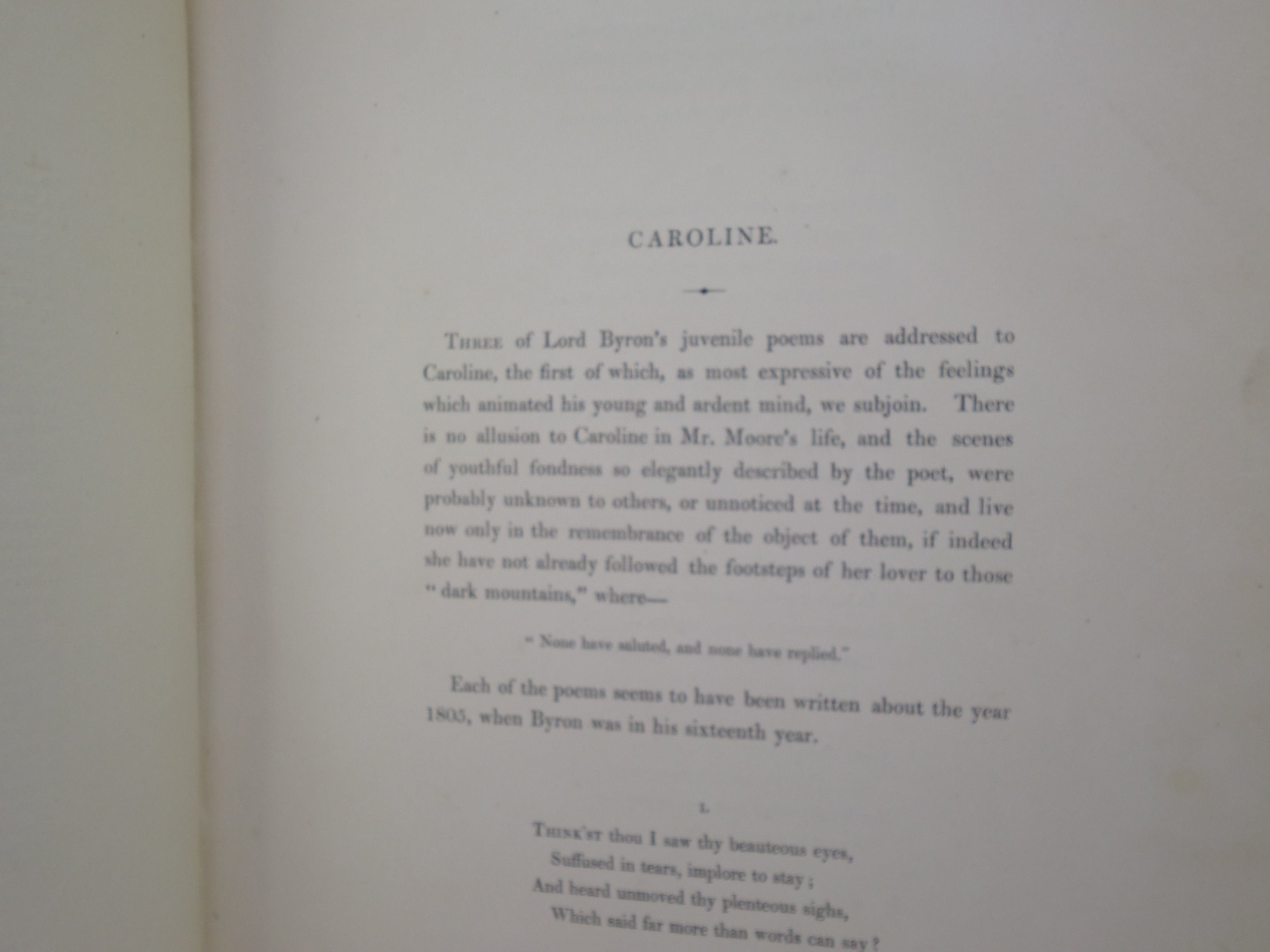 LES DAMES DE BYRON; OR PORTRAITS OF PRINCIPAL FEMALE CHARACTERS IN BYRON'S POEMS 1836 FINE BINDING