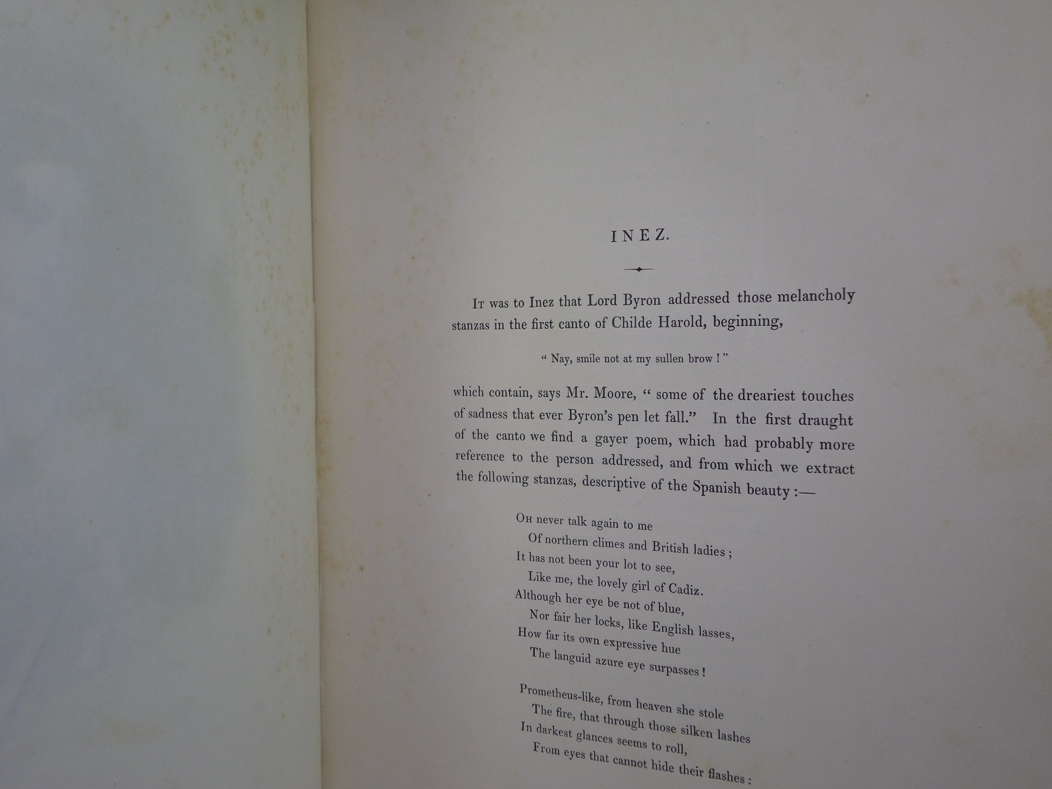 LES DAMES DE BYRON; OR PORTRAITS OF PRINCIPAL FEMALE CHARACTERS IN BYRON'S POEMS 1836 FINE BINDING