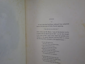 LES DAMES DE BYRON; OR PORTRAITS OF PRINCIPAL FEMALE CHARACTERS IN BYRON'S POEMS 1836 FINE BINDING