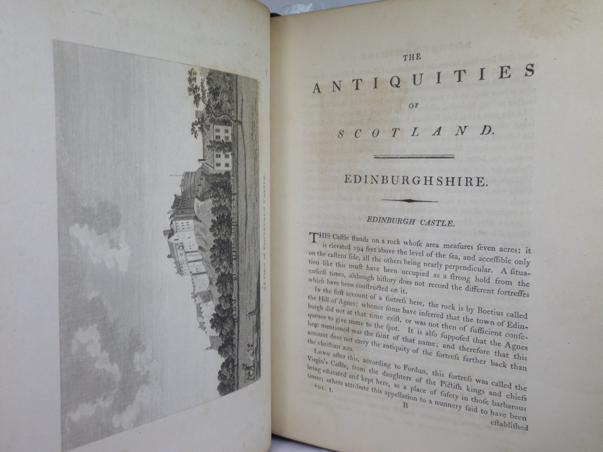 THE ANTIQUITIES OF SCOTLAND BY FRANCIS GROSE 1797 LEATHER-BOUND IN TWO VOLUMES