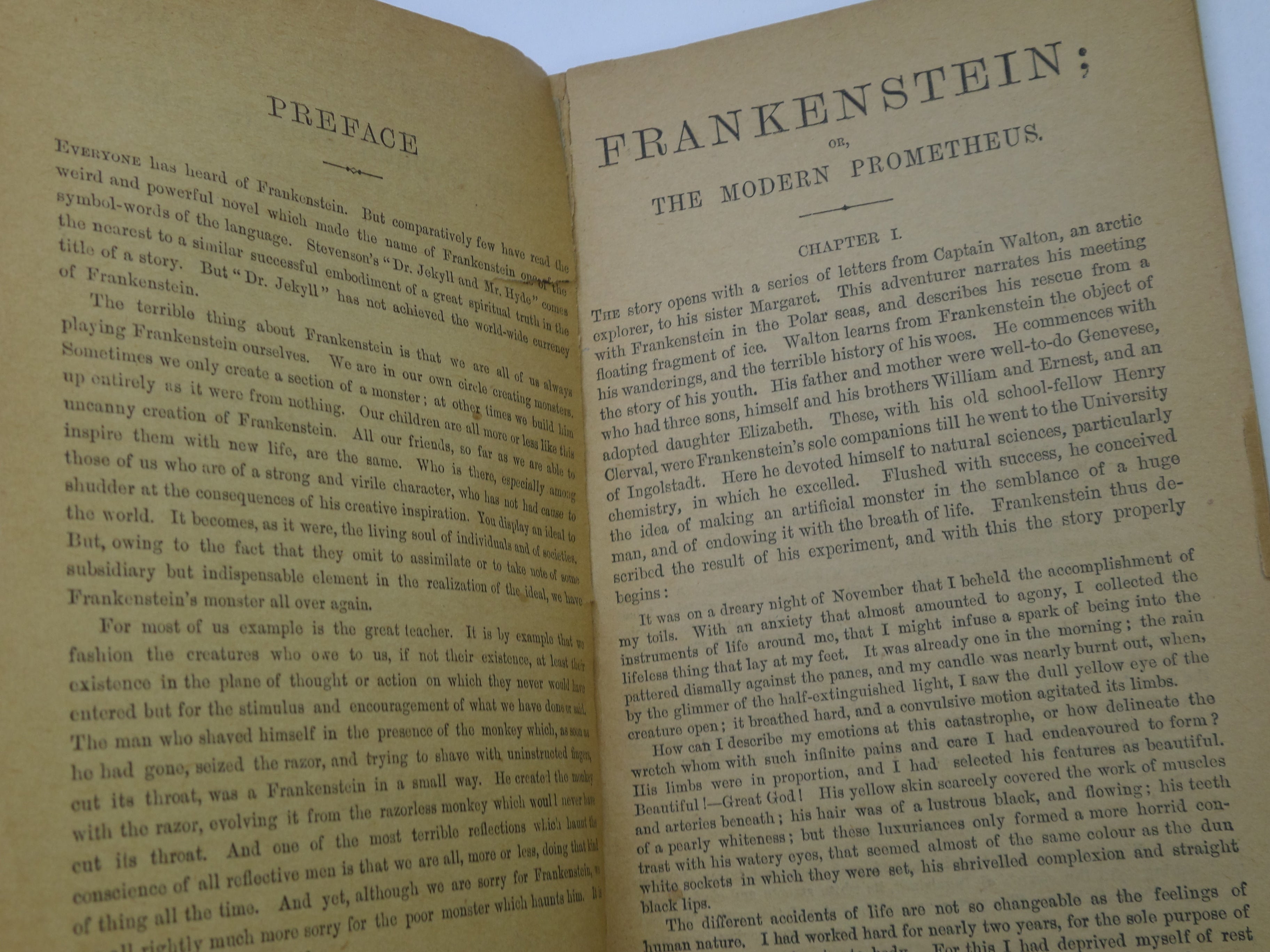 Frankenstein; or The Modern Prometheus (Abridged): Penny Popular Novels #49 - Review of Reviews.