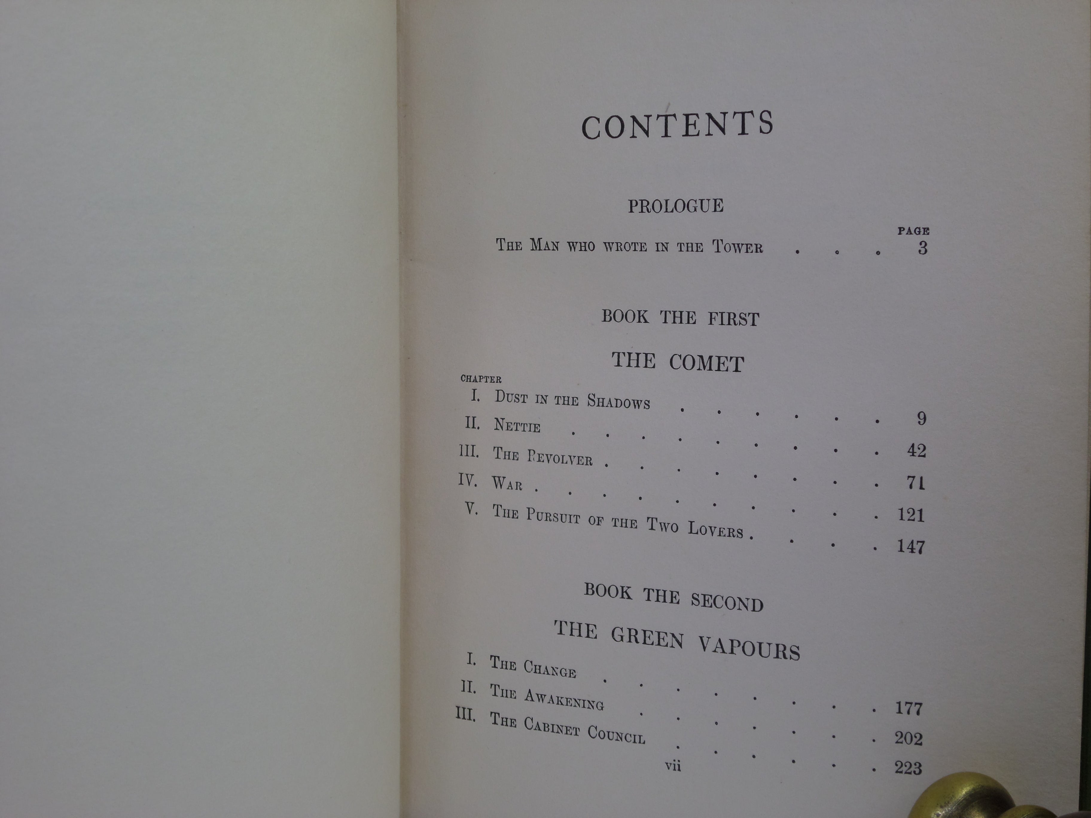 IN DAYS OF THE COMET BY H. G. WELLS 1906 FIRST EDITION