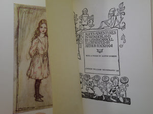 ALICE'S ADVENTURES IN WONDERLAND BY LEWIS CARROLL 1972 ARTHUR RACKHAM, BAYNTUN BINDING