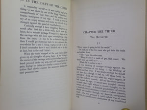 IN DAYS OF THE COMET BY H. G. WELLS 1906 FIRST EDITION
