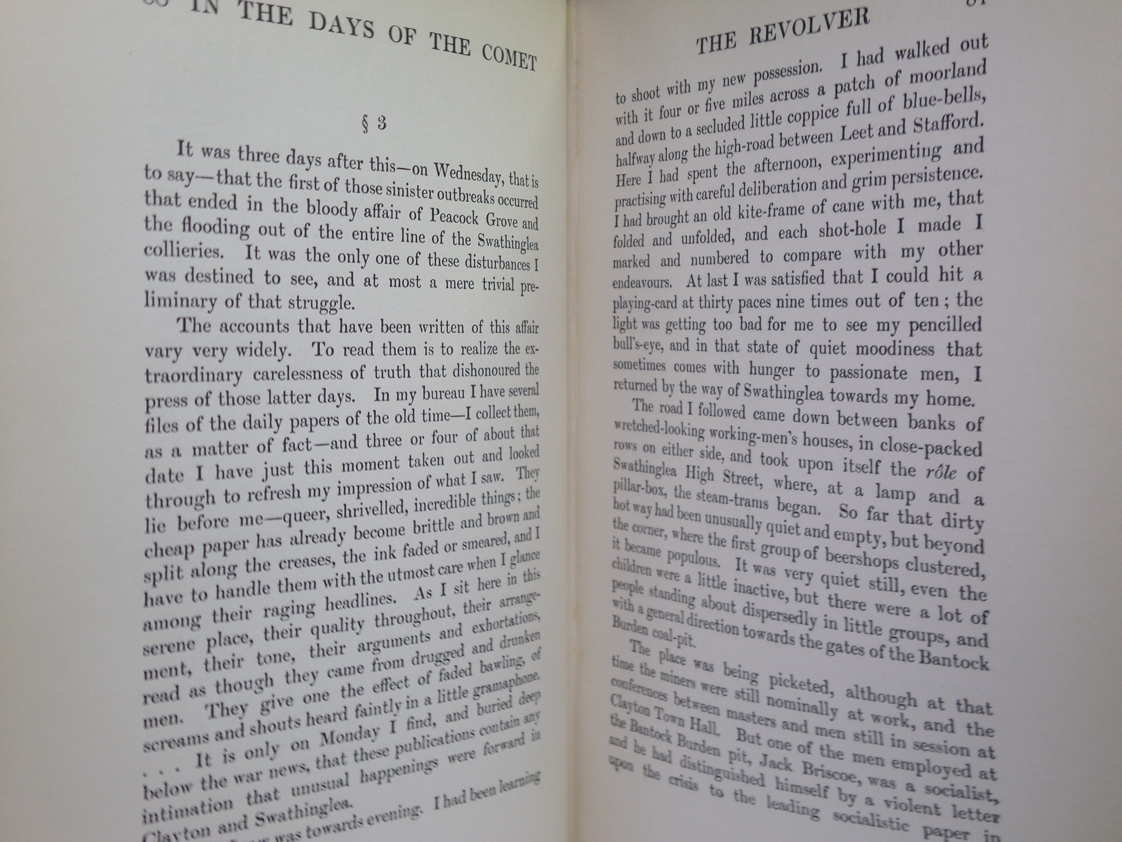 IN DAYS OF THE COMET BY H. G. WELLS 1906 FIRST EDITION