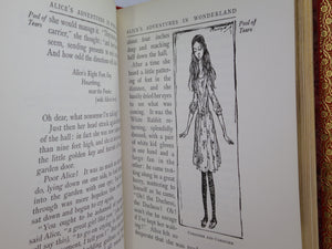 ALICE'S ADVENTURES IN WONDERLAND BY LEWIS CARROLL 1972 ARTHUR RACKHAM, BAYNTUN BINDING