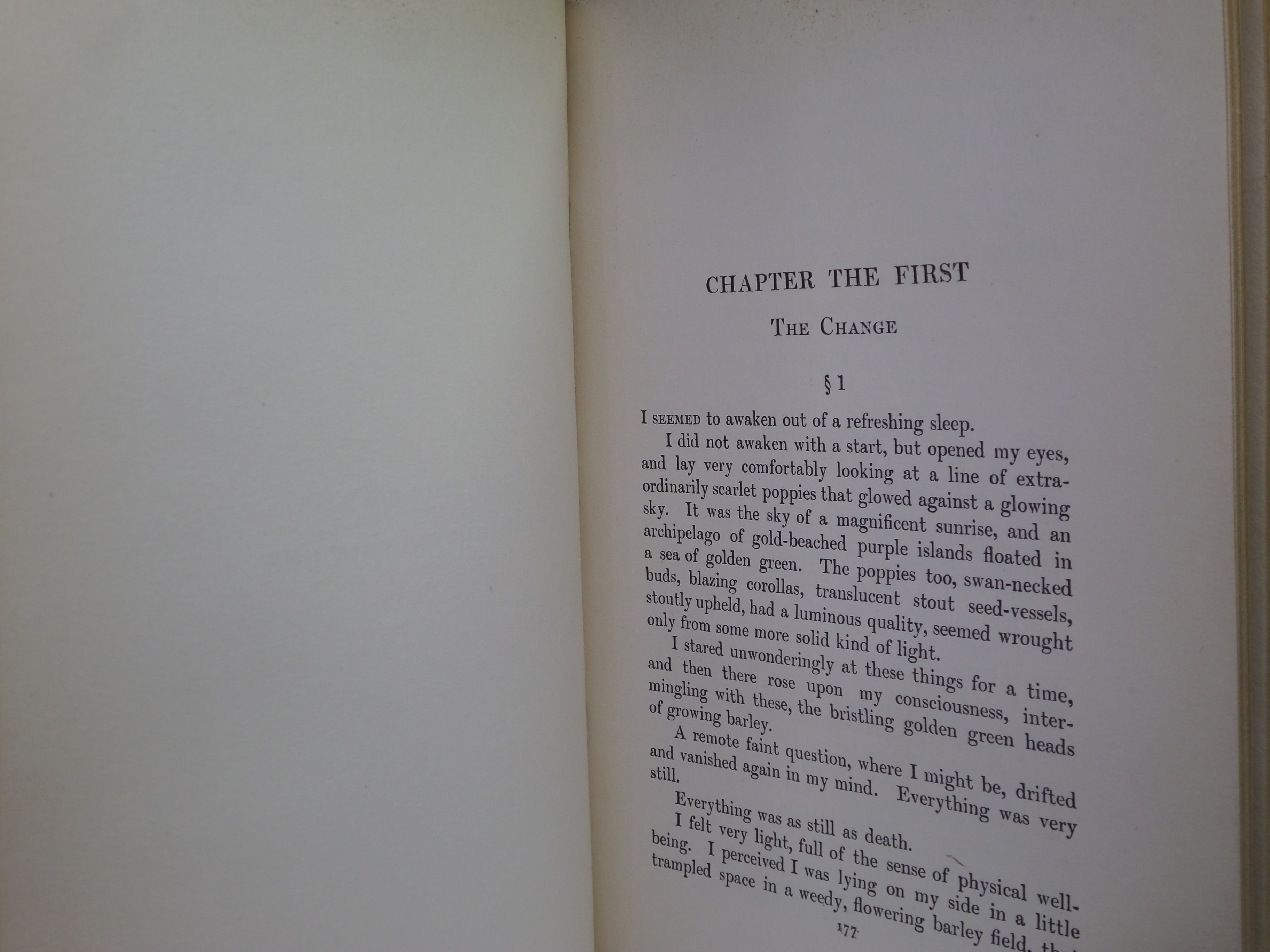 IN DAYS OF THE COMET BY H. G. WELLS 1906 FIRST EDITION
