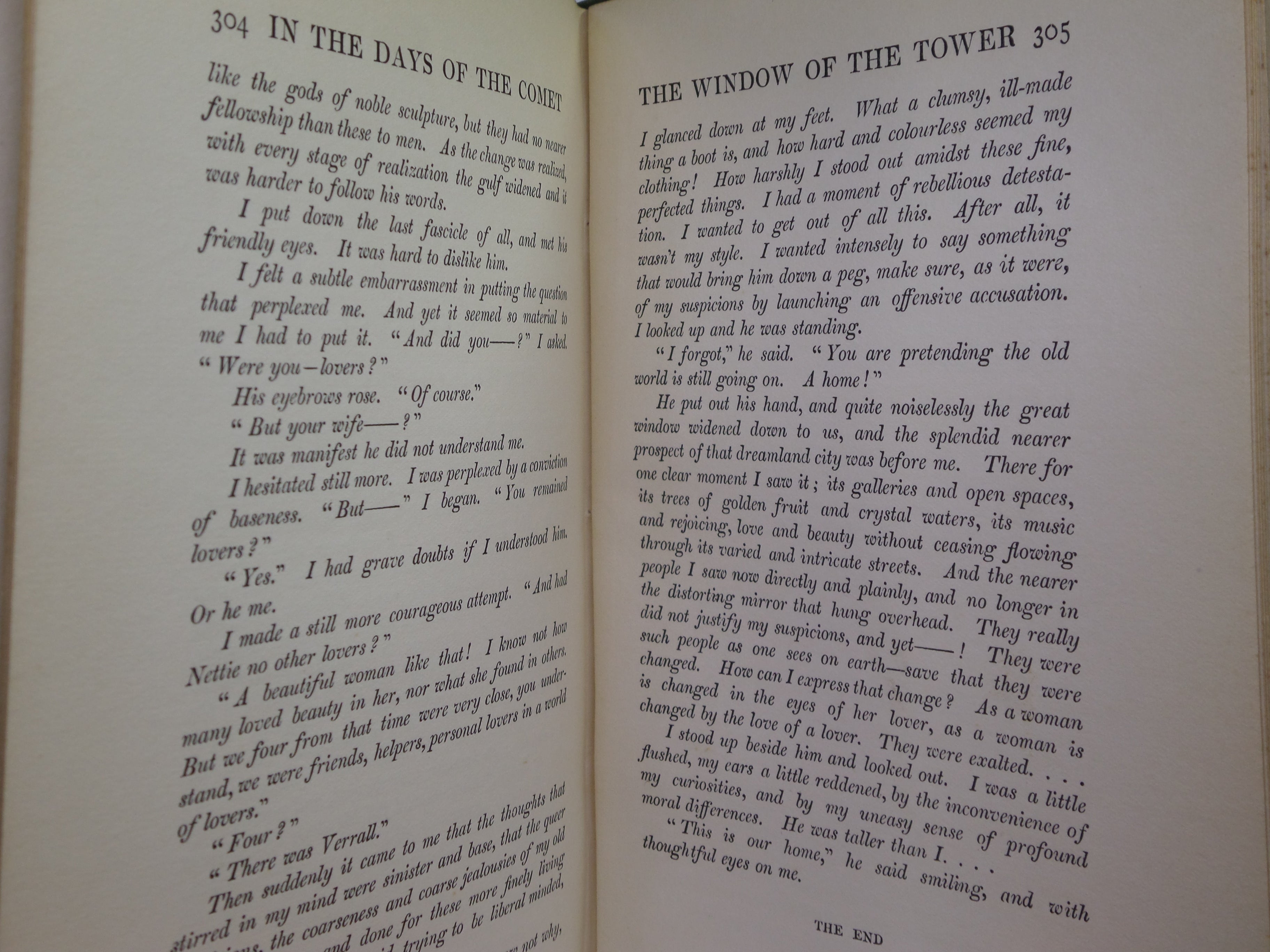 IN DAYS OF THE COMET BY H. G. WELLS 1906 FIRST EDITION