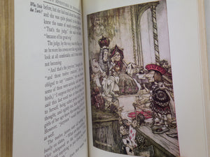 ALICE'S ADVENTURES IN WONDERLAND BY LEWIS CARROLL 1972 ARTHUR RACKHAM, BAYNTUN BINDING