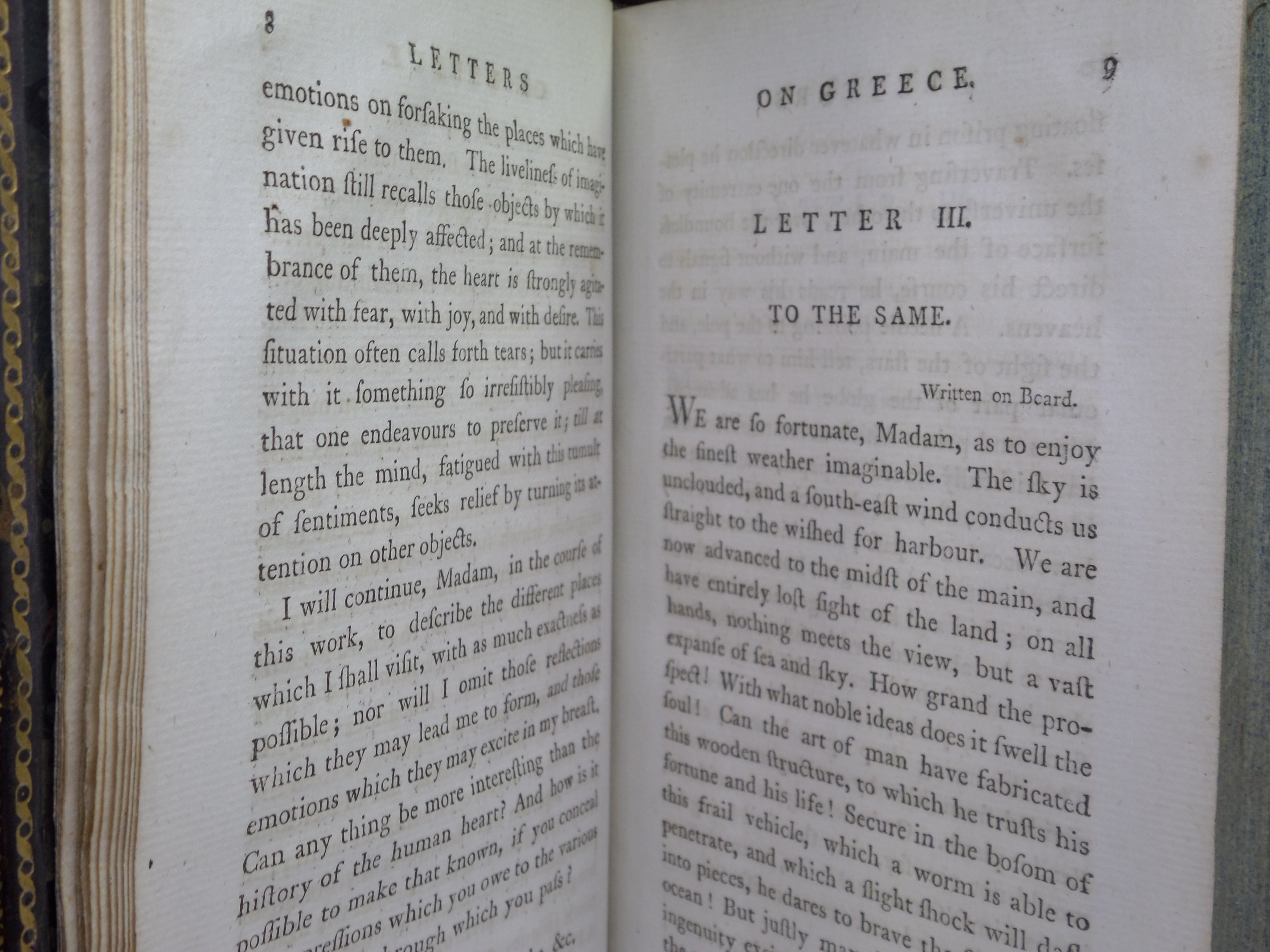 LETTERS ON GREECE BEING A SEQUEL TO LETTERS ON EGYPT 1788 CLAUDE-ÉTIENNE SAVARY