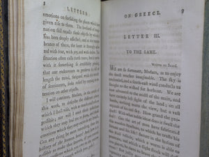 LETTERS ON GREECE BEING A SEQUEL TO LETTERS ON EGYPT 1788 CLAUDE-ÉTIENNE SAVARY