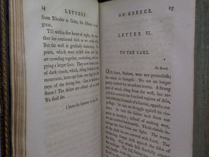 LETTERS ON GREECE BEING A SEQUEL TO LETTERS ON EGYPT 1788 CLAUDE-ÉTIENNE SAVARY