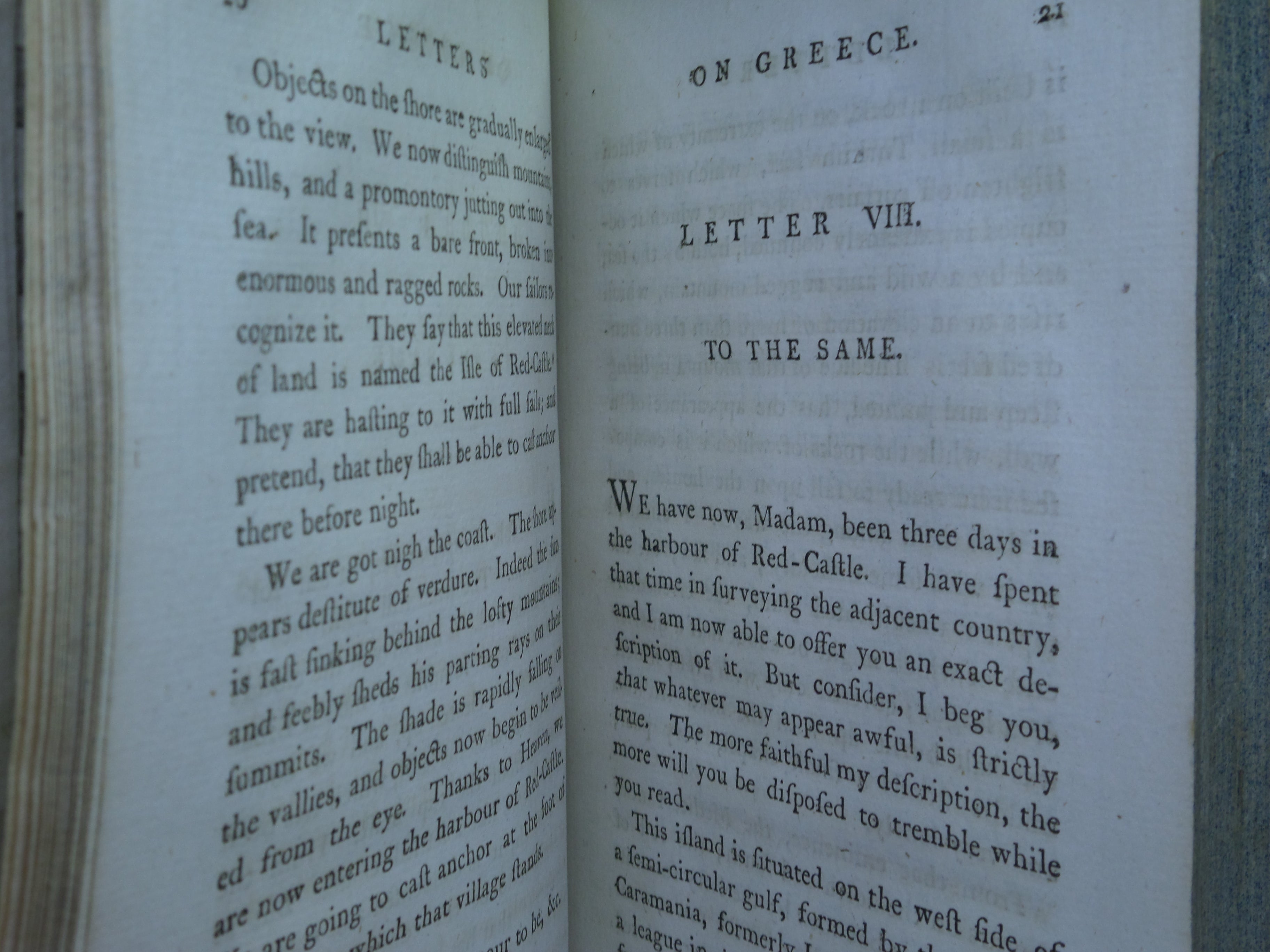 LETTERS ON GREECE BEING A SEQUEL TO LETTERS ON EGYPT 1788 CLAUDE-ÉTIENNE SAVARY