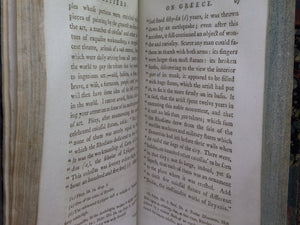 LETTERS ON GREECE BEING A SEQUEL TO LETTERS ON EGYPT 1788 CLAUDE-ÉTIENNE SAVARY