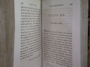 LETTERS ON GREECE BEING A SEQUEL TO LETTERS ON EGYPT 1788 CLAUDE-ÉTIENNE SAVARY