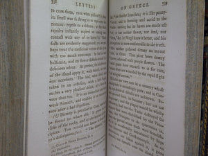 LETTERS ON GREECE BEING A SEQUEL TO LETTERS ON EGYPT 1788 CLAUDE-ÉTIENNE SAVARY