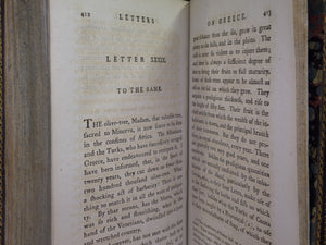 LETTERS ON GREECE BEING A SEQUEL TO LETTERS ON EGYPT 1788 CLAUDE-ÉTIENNE SAVARY