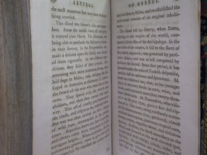 LETTERS ON GREECE BEING A SEQUEL TO LETTERS ON EGYPT 1788 CLAUDE-ÉTIENNE SAVARY