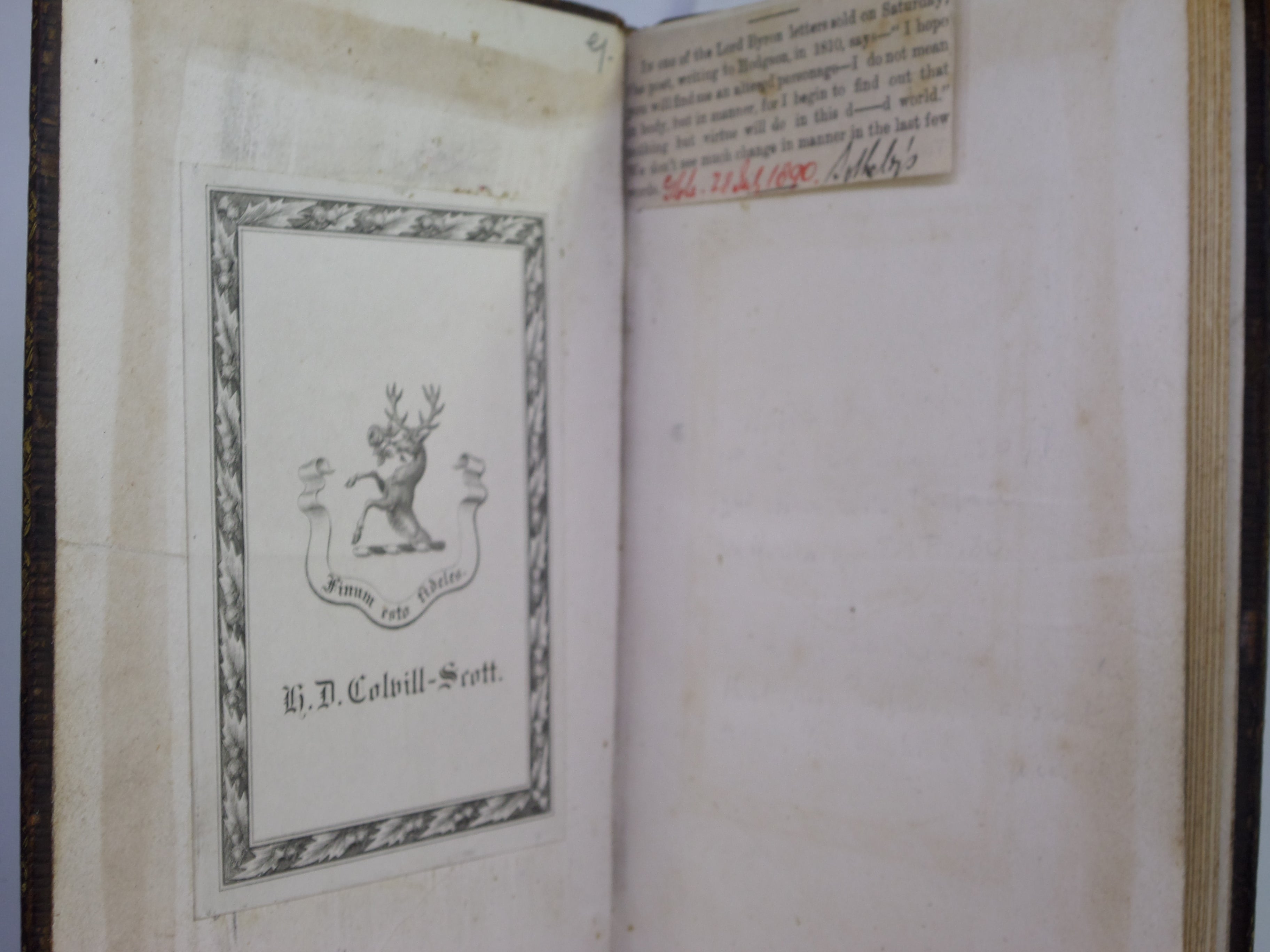 ENGLISH BARDS AND SCOTCH REVIEWERS: A SATIRE BY LORD BYRON 1809 FIRST EDITION