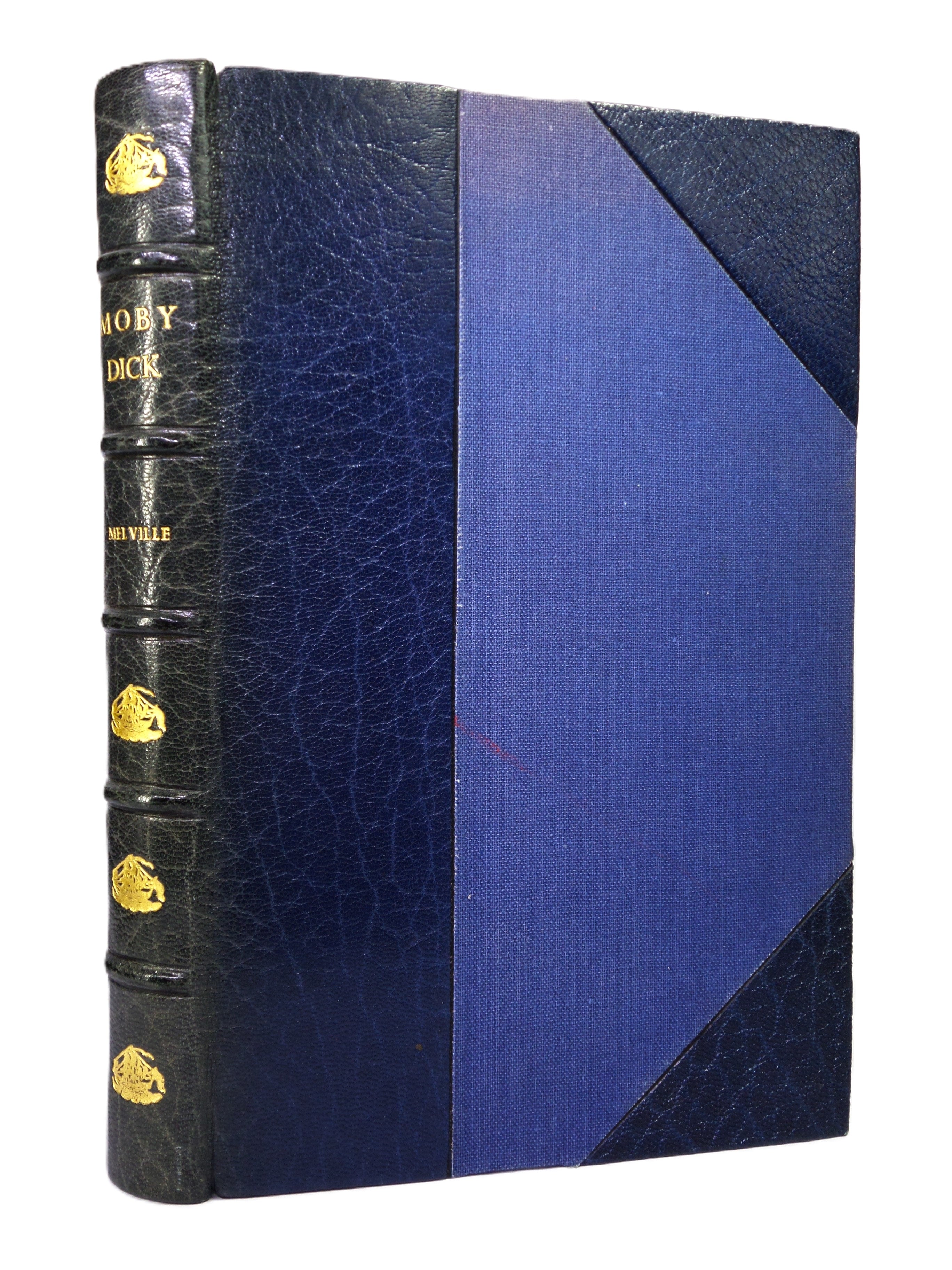 MOBY DICK OR THE WHALE BY HERMAN MELVILLE 1946 BAYNTUN FINE BINDING