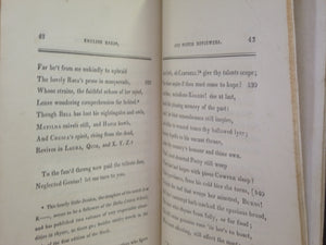 ENGLISH BARDS AND SCOTCH REVIEWERS: A SATIRE BY LORD BYRON 1809 FIRST EDITION
