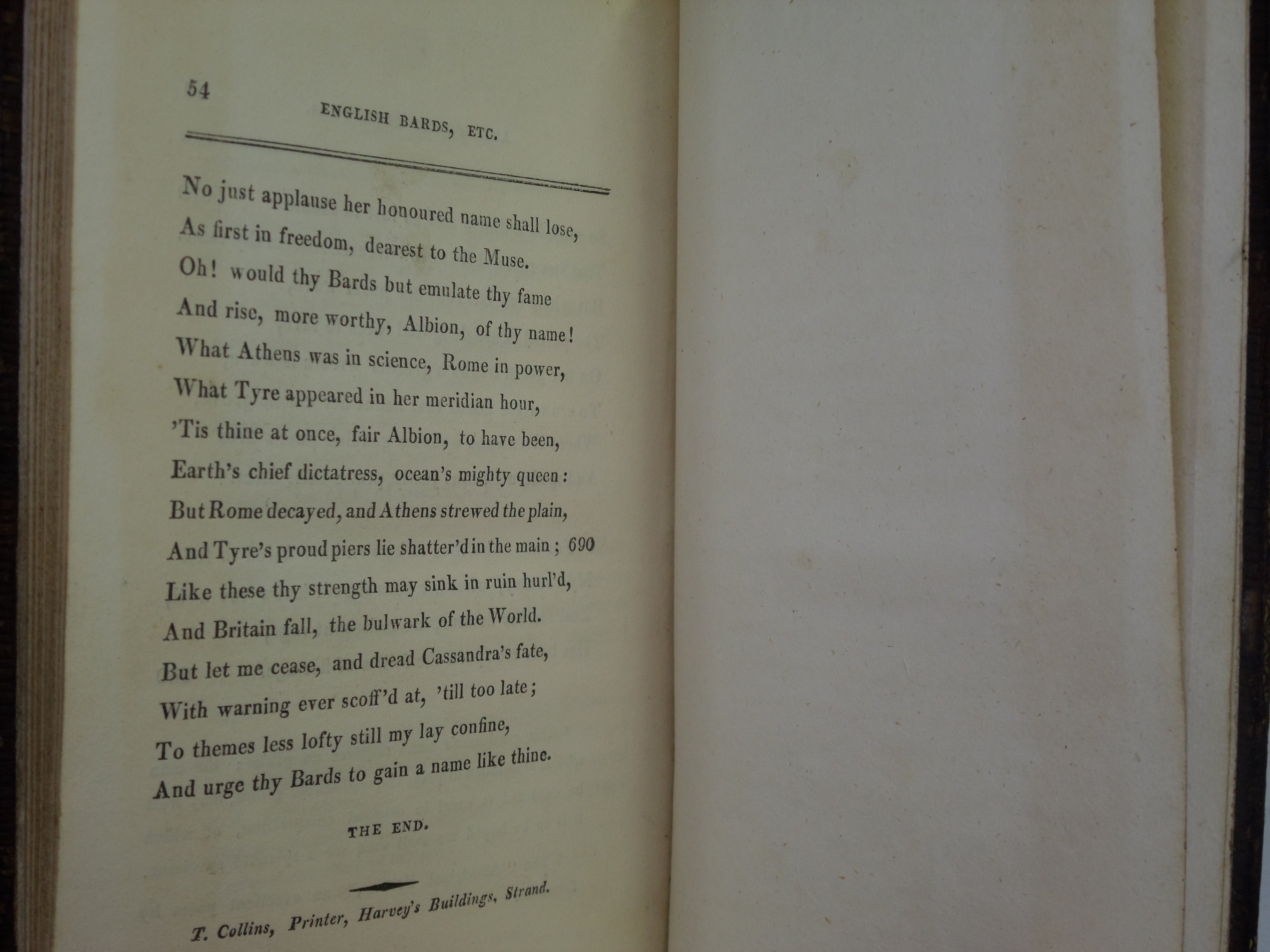 ENGLISH BARDS AND SCOTCH REVIEWERS: A SATIRE BY LORD BYRON 1809 FIRST EDITION