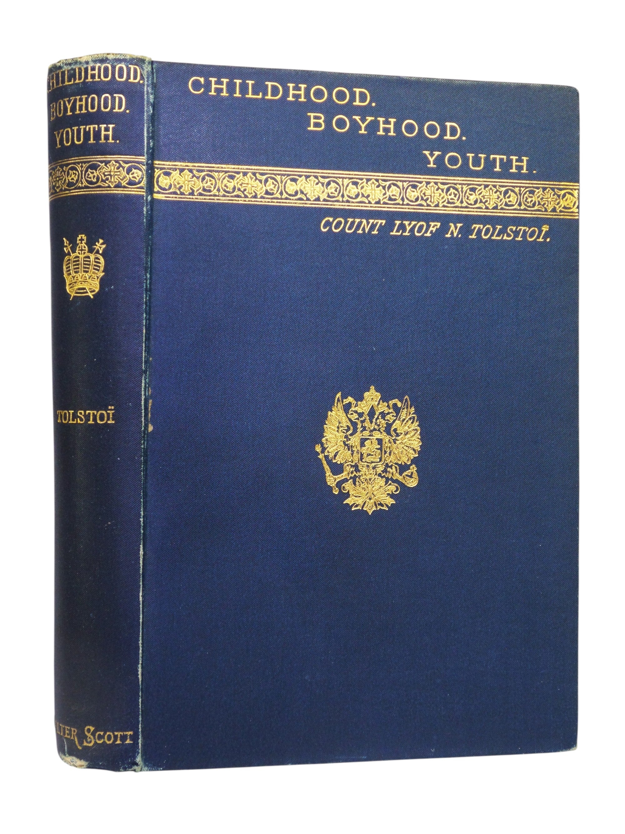 CHILDHOOD, BOYHOOD, YOUTH BY LEO TOLSTOY CIRCA 1889