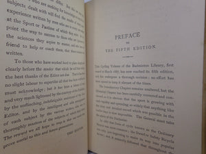 CYCLING BY THE EARL OF ALBEMARLE AND G. LACY HILLIER 1896 FINE LEATHER BINDING