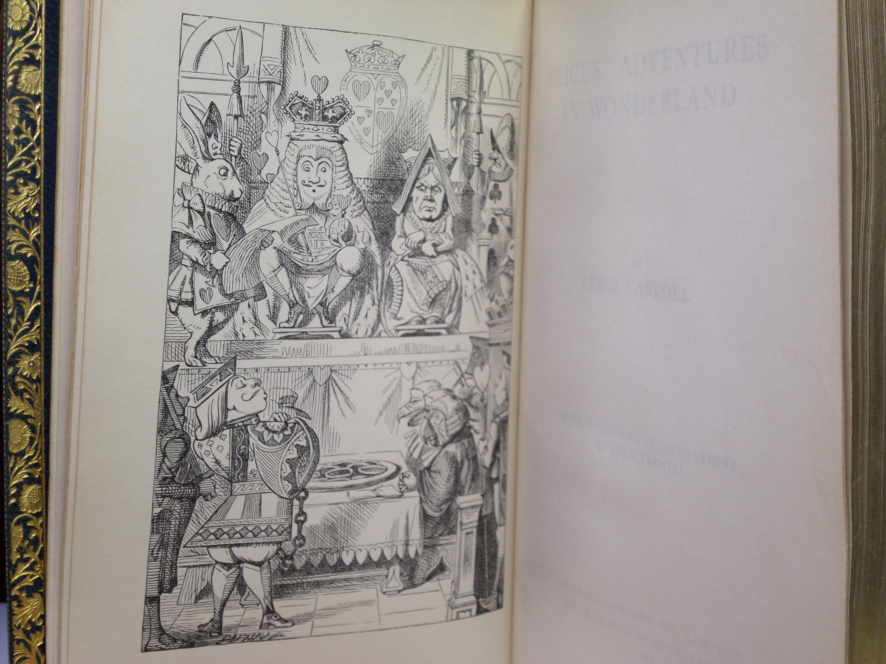 ALICE'S ADVENTURES & THROUGH THE LOOKING-GLASS BY LEWIS CARROLL, BAYNTUN RIVIERE
