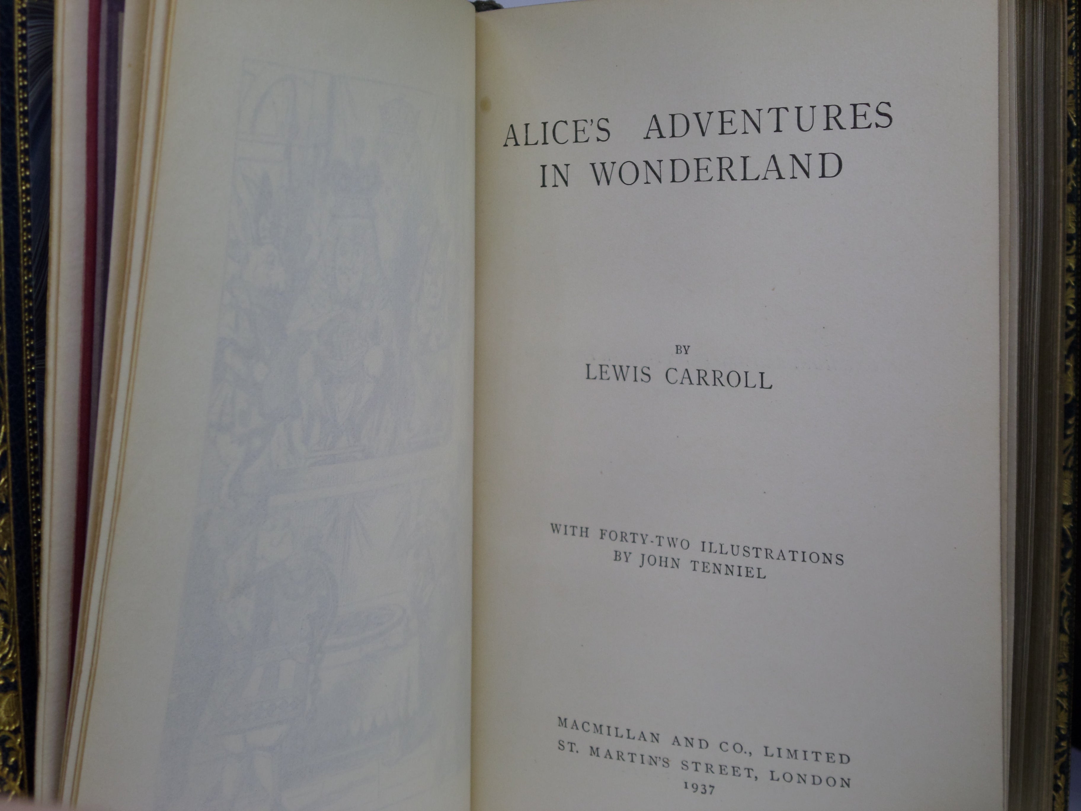 ALICE'S ADVENTURES & THROUGH THE LOOKING-GLASS BY LEWIS CARROLL, BAYNTUN RIVIERE