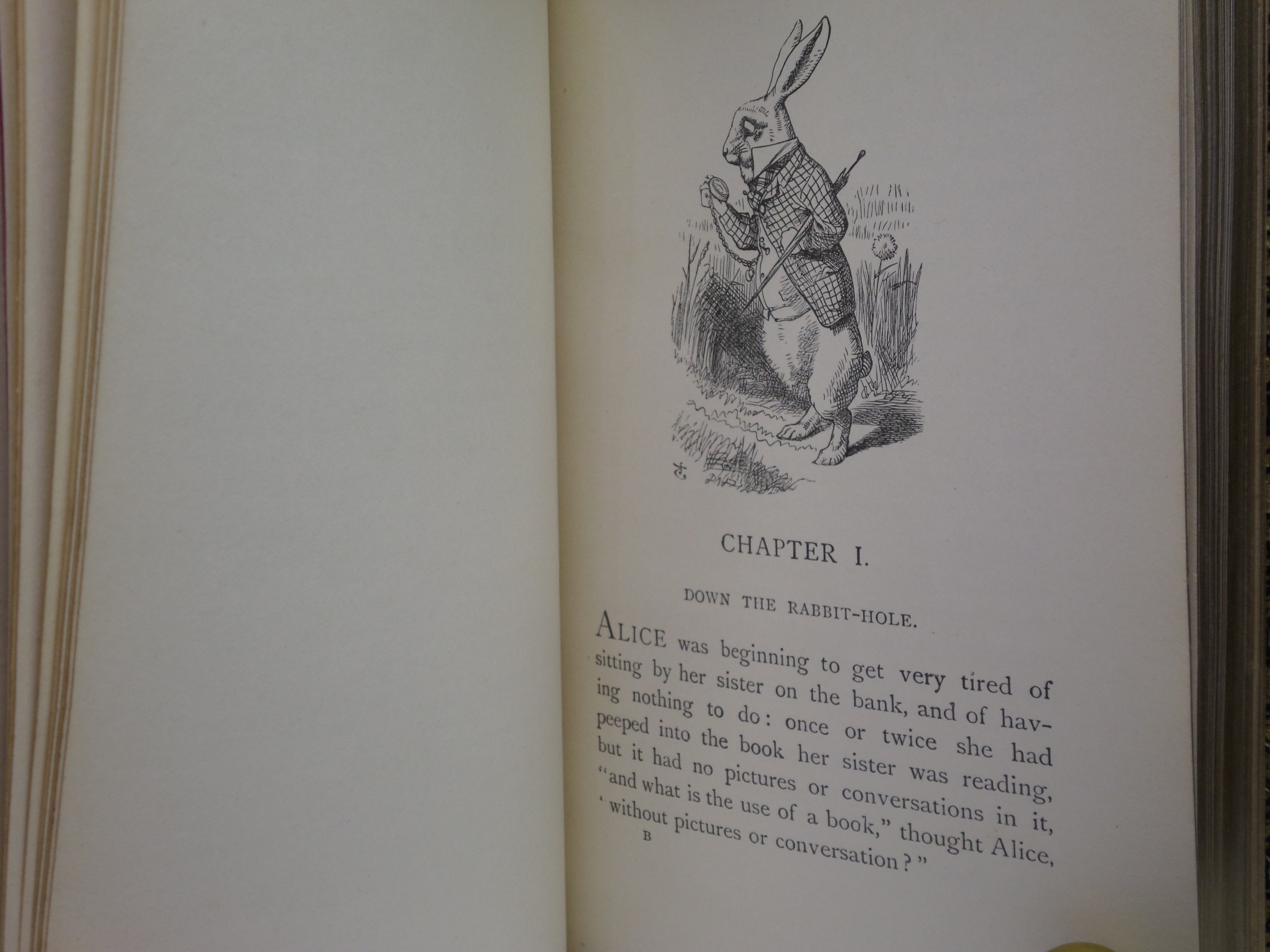 ALICE'S ADVENTURES & THROUGH THE LOOKING-GLASS BY LEWIS CARROLL, BAYNTUN RIVIERE