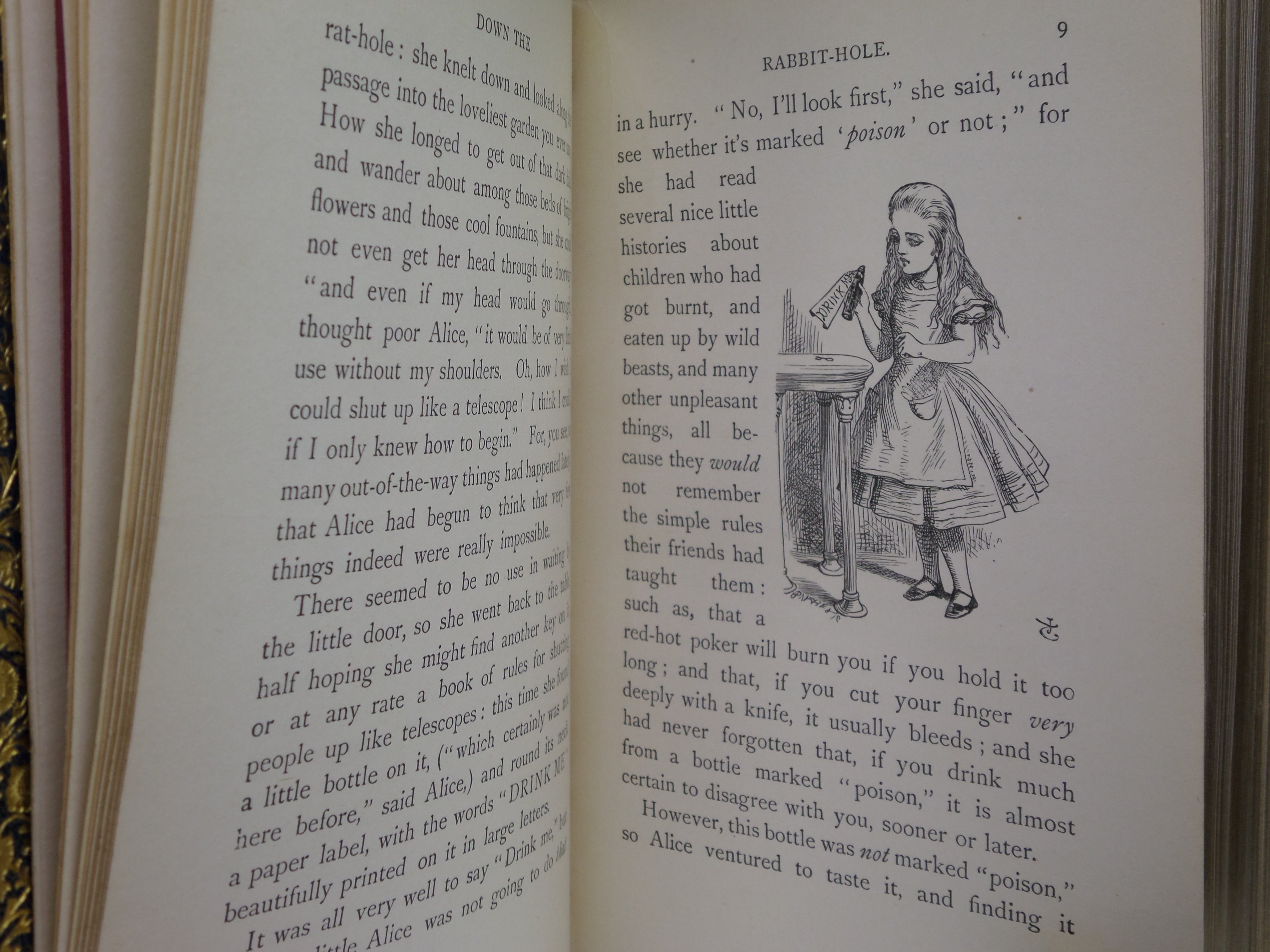 ALICE'S ADVENTURES & THROUGH THE LOOKING-GLASS BY LEWIS CARROLL, BAYNTUN RIVIERE