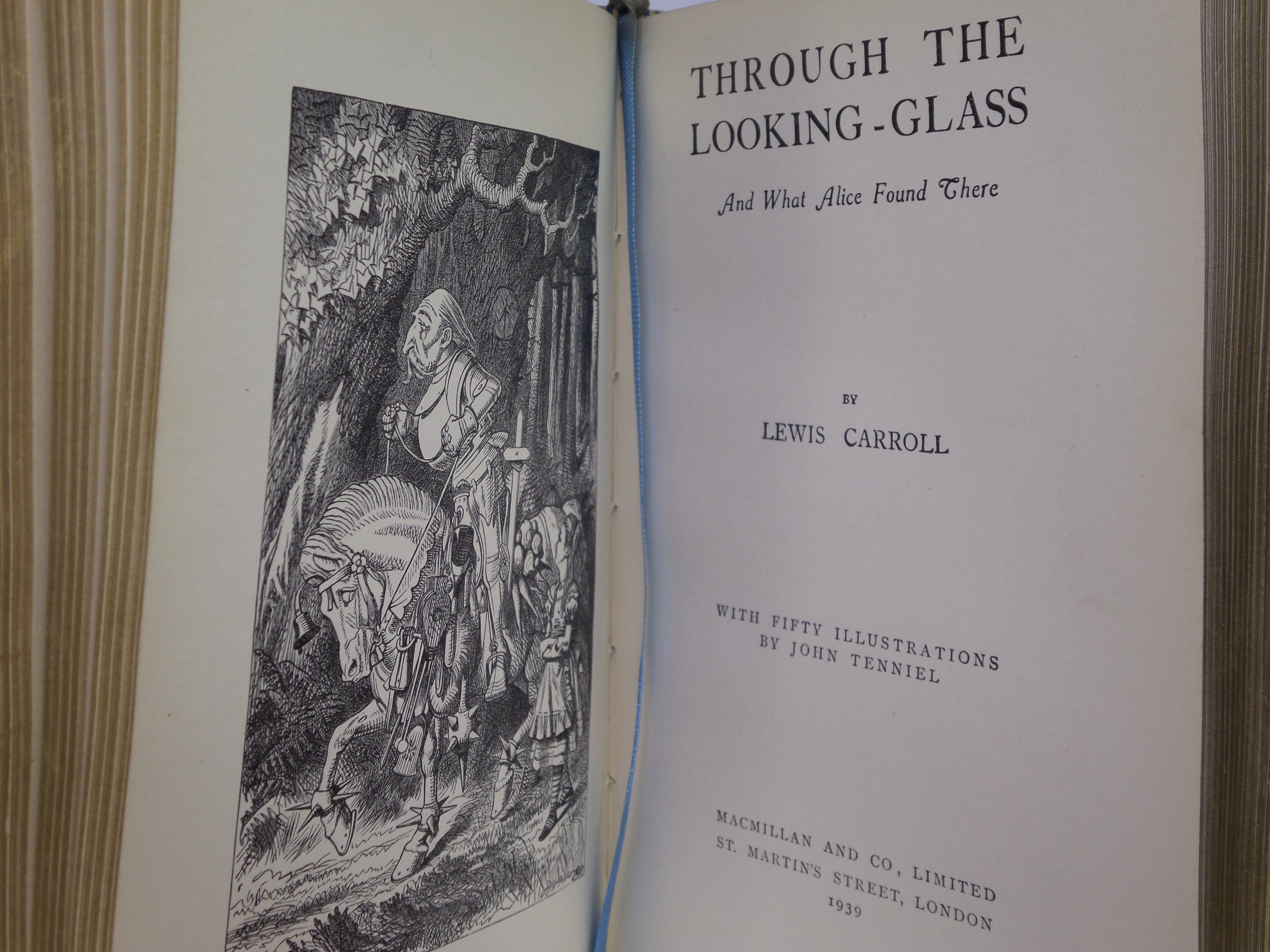 ALICE'S ADVENTURES & THROUGH THE LOOKING-GLASS BY LEWIS CARROLL, BAYNTUN RIVIERE