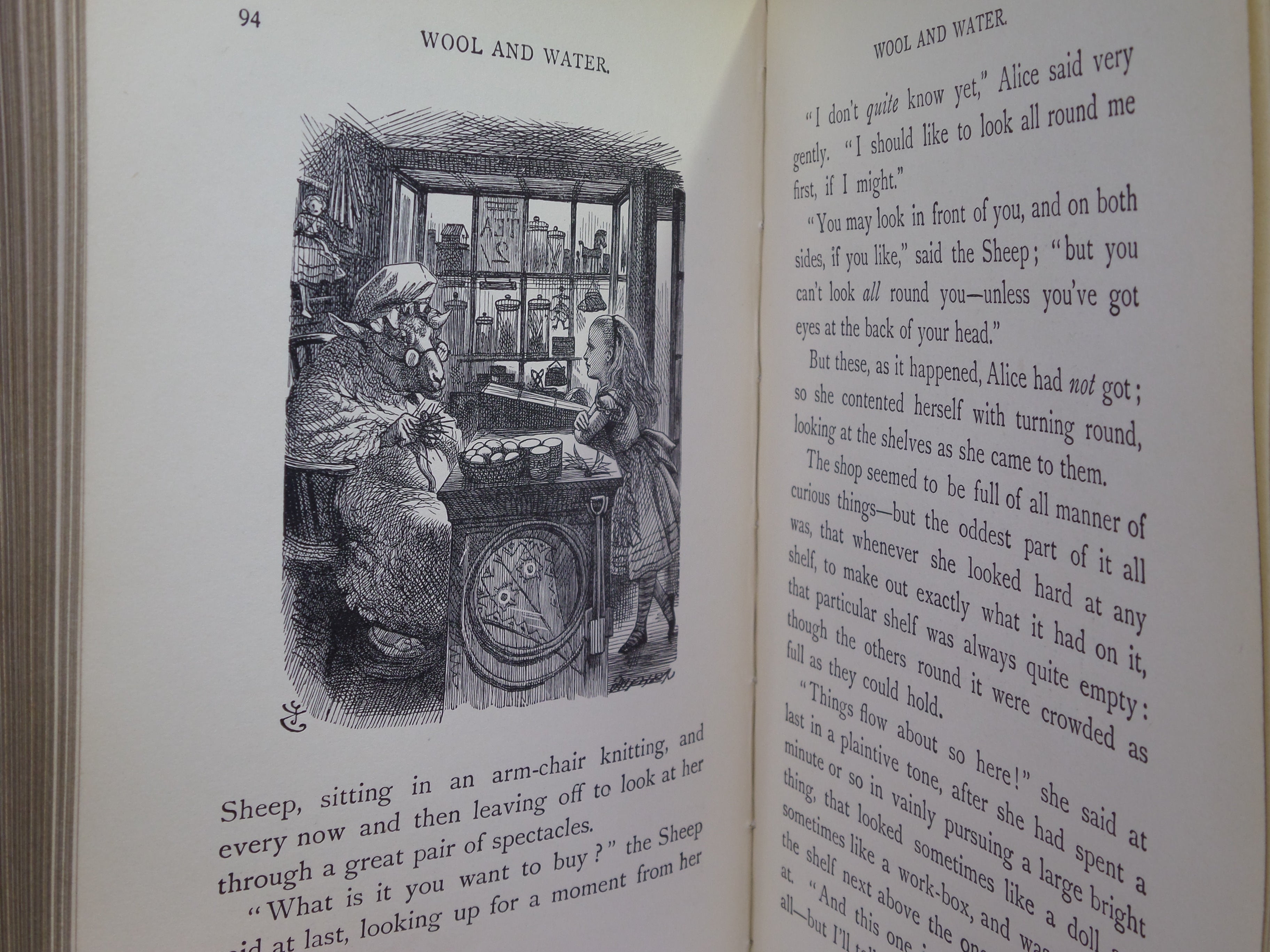 ALICE'S ADVENTURES & THROUGH THE LOOKING-GLASS BY LEWIS CARROLL, BAYNTUN RIVIERE