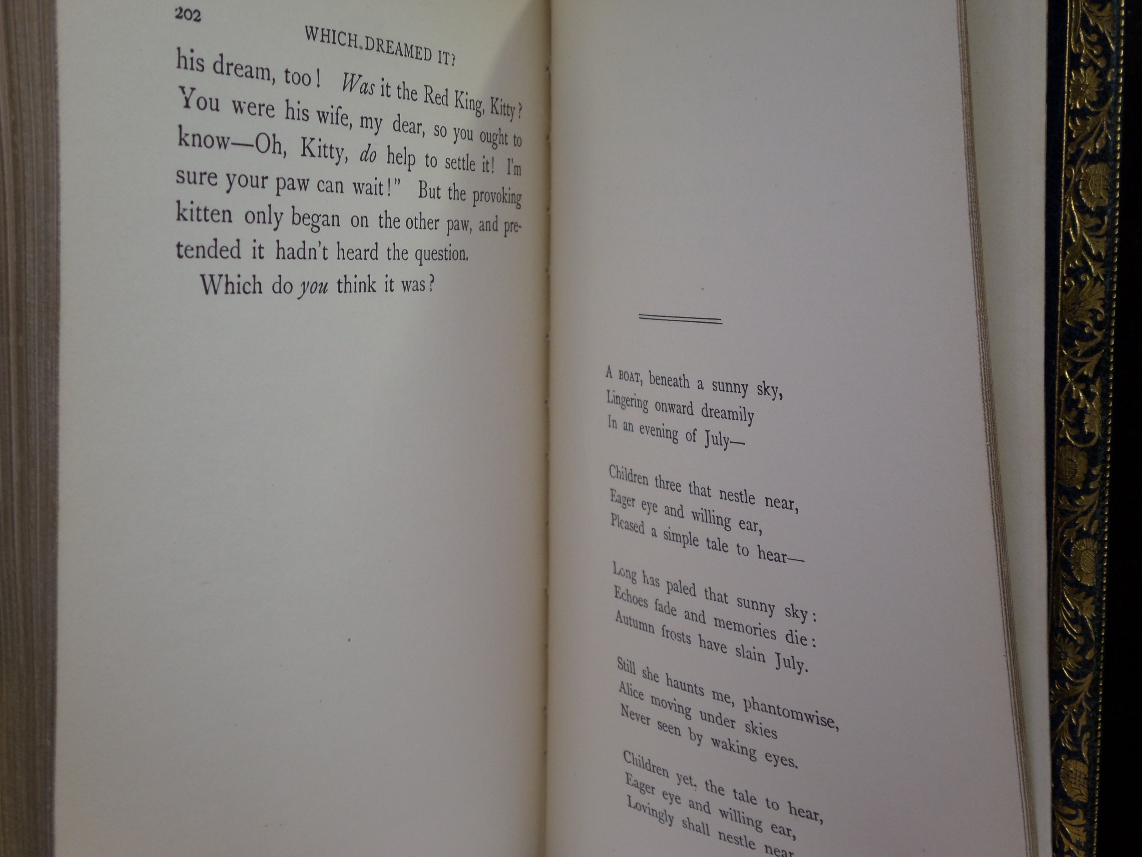 ALICE'S ADVENTURES & THROUGH THE LOOKING-GLASS BY LEWIS CARROLL, BAYNTUN RIVIERE
