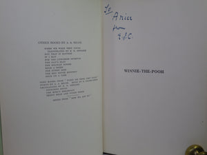 WINNIE-THE-POOH BY A. A. MILNE 1927 FIFTH EDITION WITH DUST JACKET