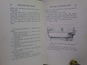 WINNIE-THE-POOH BY A. A. MILNE 1927 FIFTH EDITION WITH DUST JACKET